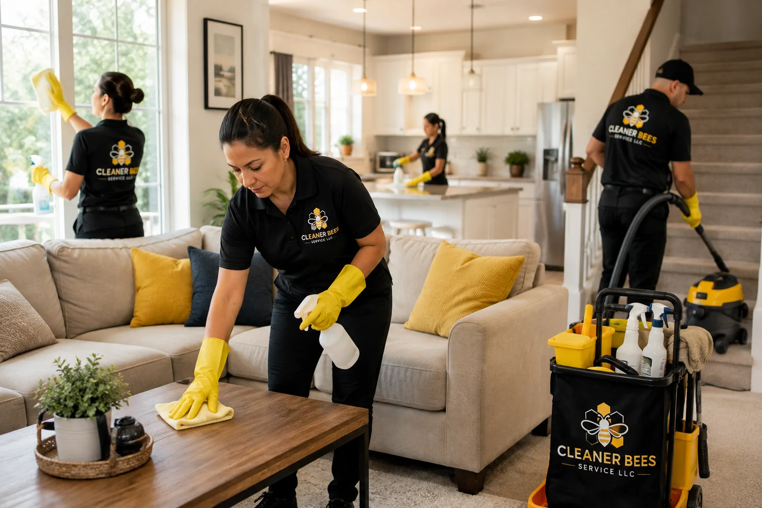 Cleaner Bees team representative